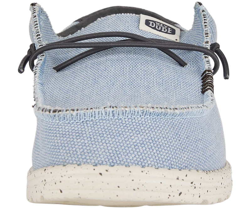 Hey Dude Wally Coastline Jute-Mokassin für Herren | Steinweiß