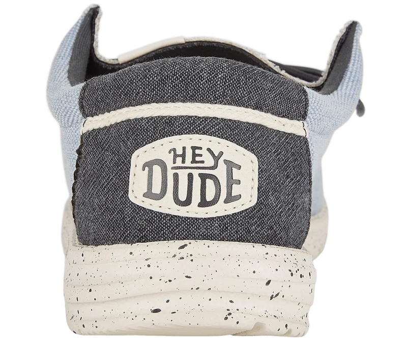 Hey Dude Wally Coastline Jute-Mokassin für Herren | Steinweiß