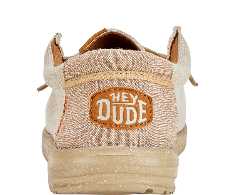 Hey Dude Wally Coastline Jute-Mokassin für Herren | Silber