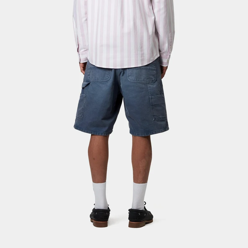 Carhartt WIP Herren Single Knee Dearborn Canvas Short | Dunkelblau