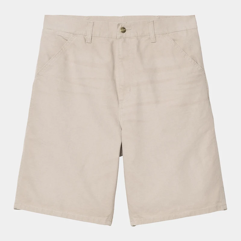 Carhartt WIP Herren Single Knee Dearborn Canvas Short | Dunkelbeige
