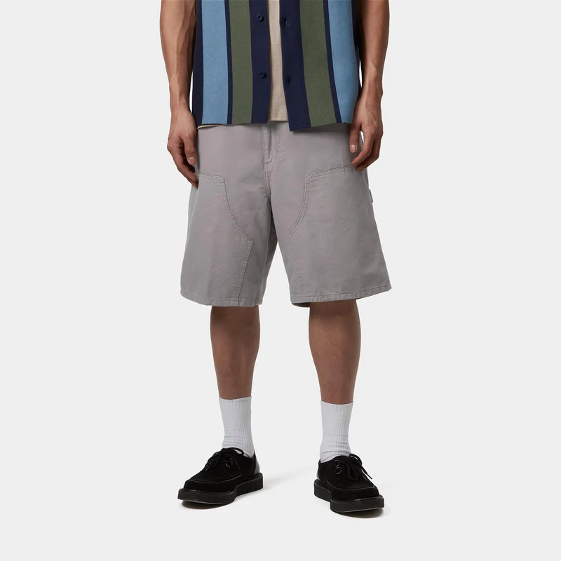 Carhartt WIP Herren Double Knee Hubbard Canvas Short | Yosemite Stone Washed