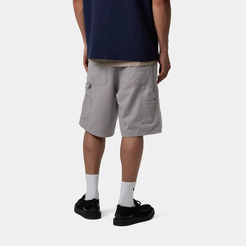 Carhartt WIP Herren Double Knee Hubbard Canvas Short | Yosemite Stone Washed