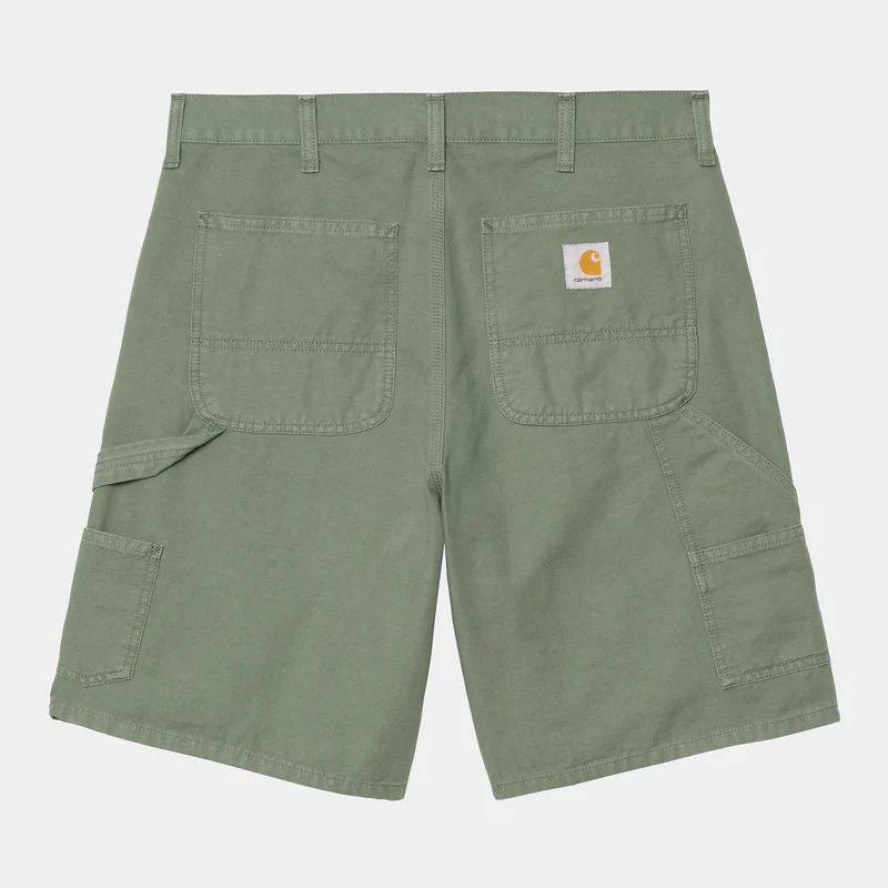 Carhartt WIP Herren Double Knee Hubbard Canvas Short | Park Stone Washed
