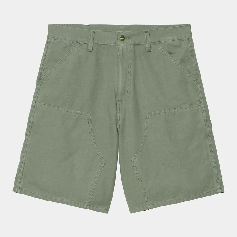 Carhartt WIP Herren Double Knee Hubbard Canvas Short | Park Stone Washed