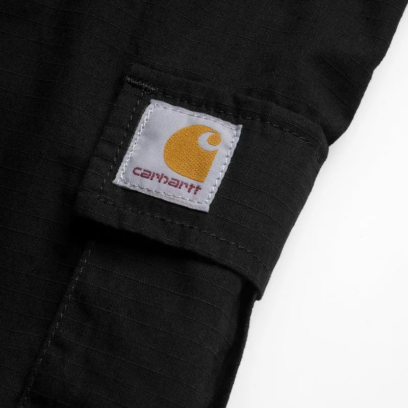 Carhartt WIP Herren Aviation Short | Schwarz gespült