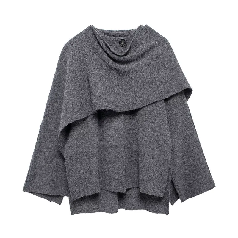 Damen Oversize Cape Mantel