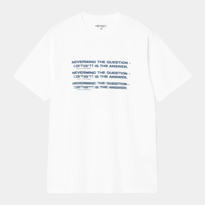 Carhartt WIP Herren Nevermind T-Shirt | Weiß