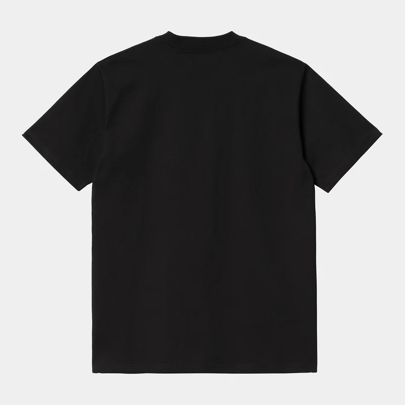 Carhartt WIP Herren T-Shirt mit University-Schriftzug – Schwarz