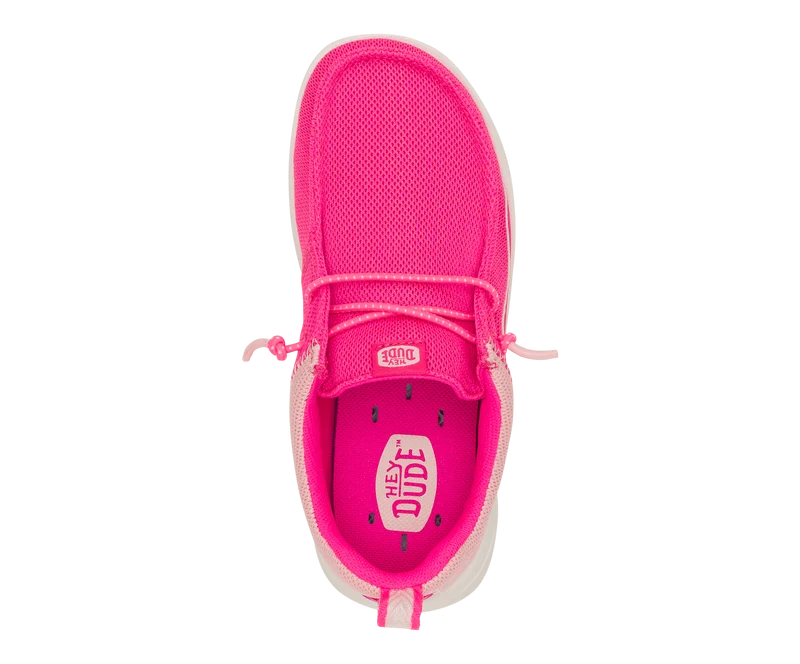 Hey Dude Wally Y Hey2O Colourblock Mokassin für Kinder | Pink Glo / Hellrosa