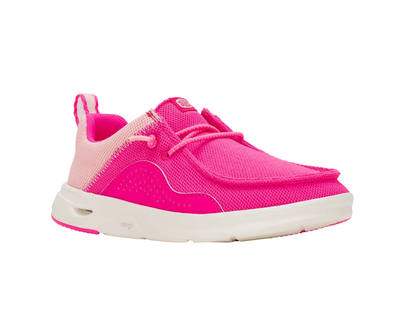 Hey Dude Wally Y Hey2O Colourblock Mokassin für Kinder | Pink Glo / Hellrosa