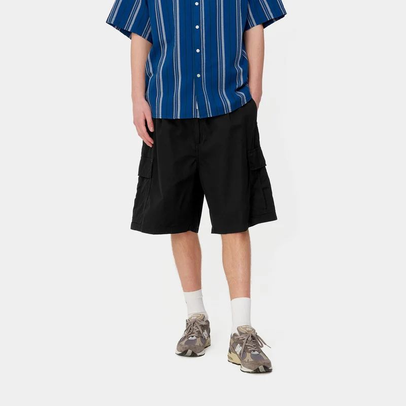 Carhartt WIP Herren Cole Cargo Short | Schwarz gespült