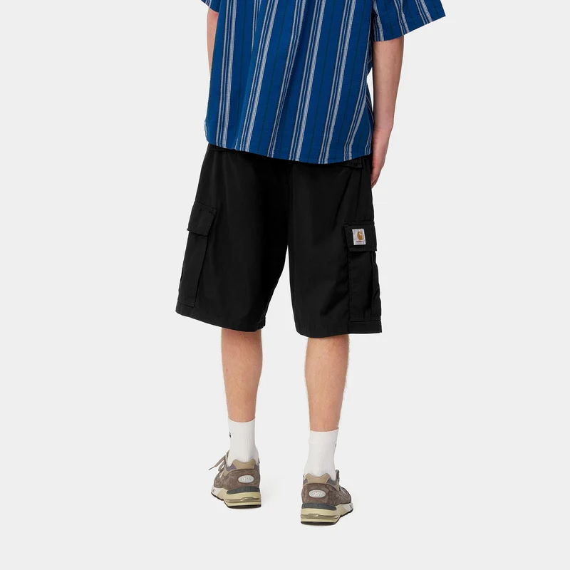 Carhartt WIP Herren Cole Cargo Short | Schwarz gespült