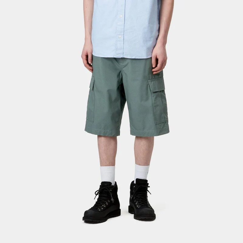 Carhartt WIP Herren Regular Cargo Short | Silberne Kiefer