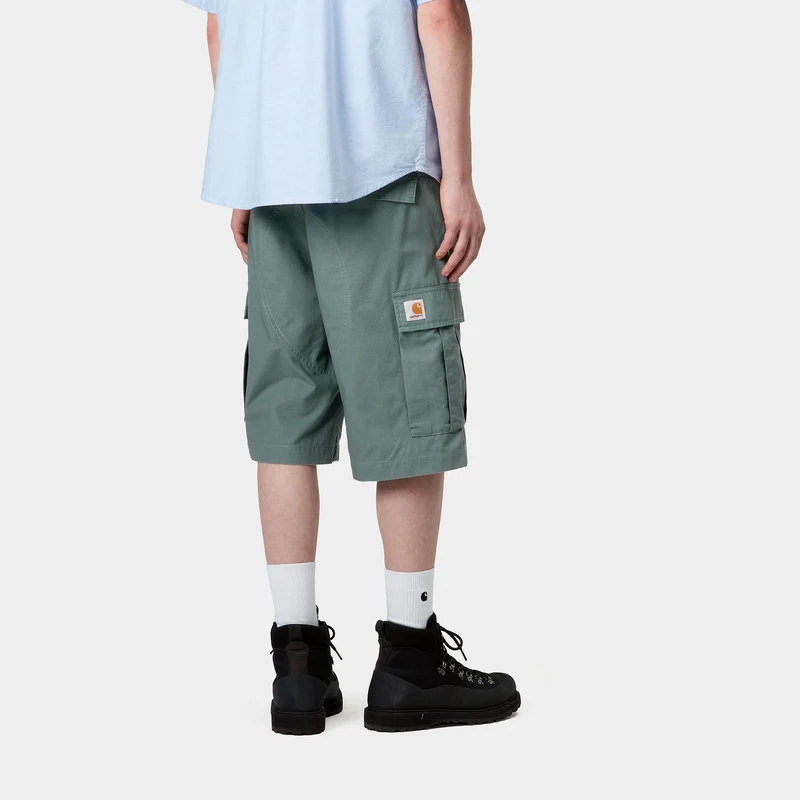 Carhartt WIP Herren Regular Cargo Short | Silberne Kiefer