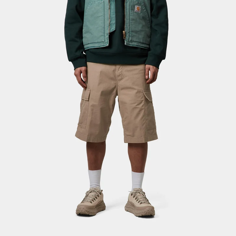 Carhartt WIP Herren Regular Cargo Short | Leder gespült