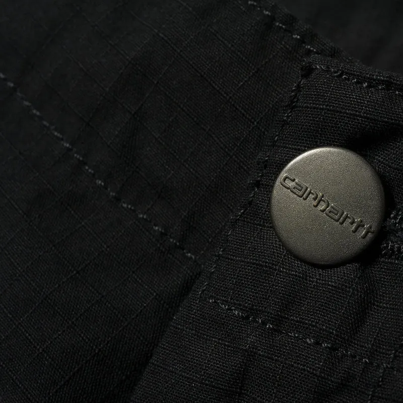 Carhartt WIP Herren Regular Cargo Short | Schwarz gespült