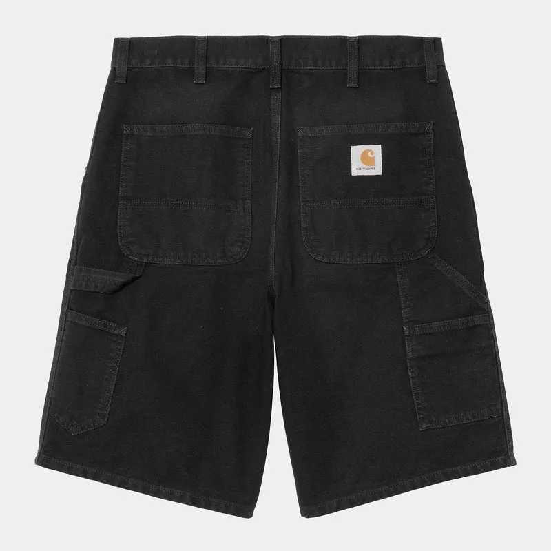 Carhartt WIP Herren Single Knee Dearborn Canvas Short | Schwarz