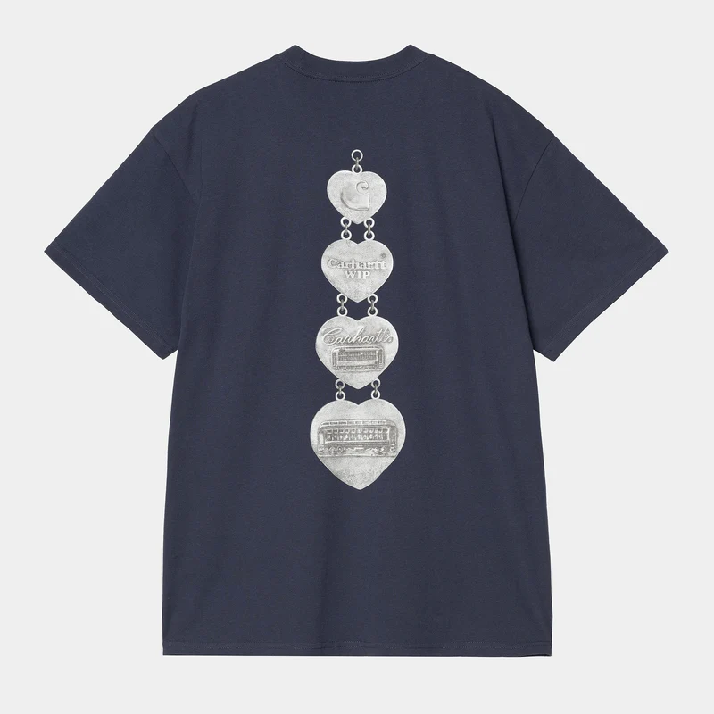 Carhartt WIP Herren Hartt Chain T-Shirt | Blau