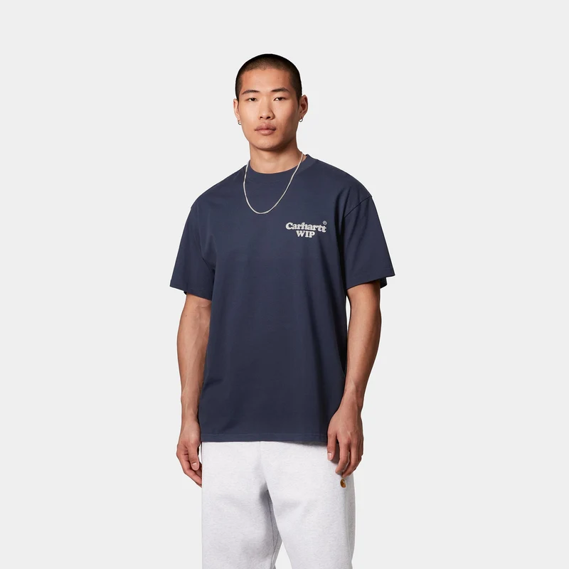 Carhartt WIP Herren Hartt Chain T-Shirt | Blau