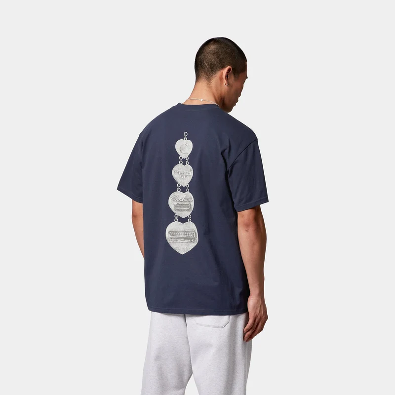 Carhartt WIP Herren Hartt Chain T-Shirt | Blau