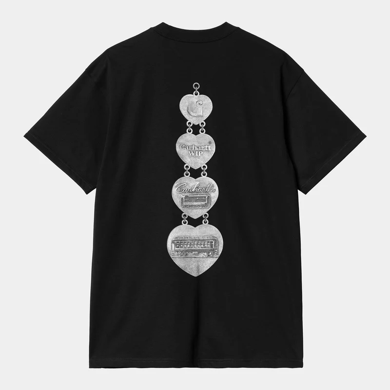 Carhartt WIP Herren Hartt Chain T-Shirt | Schwarz