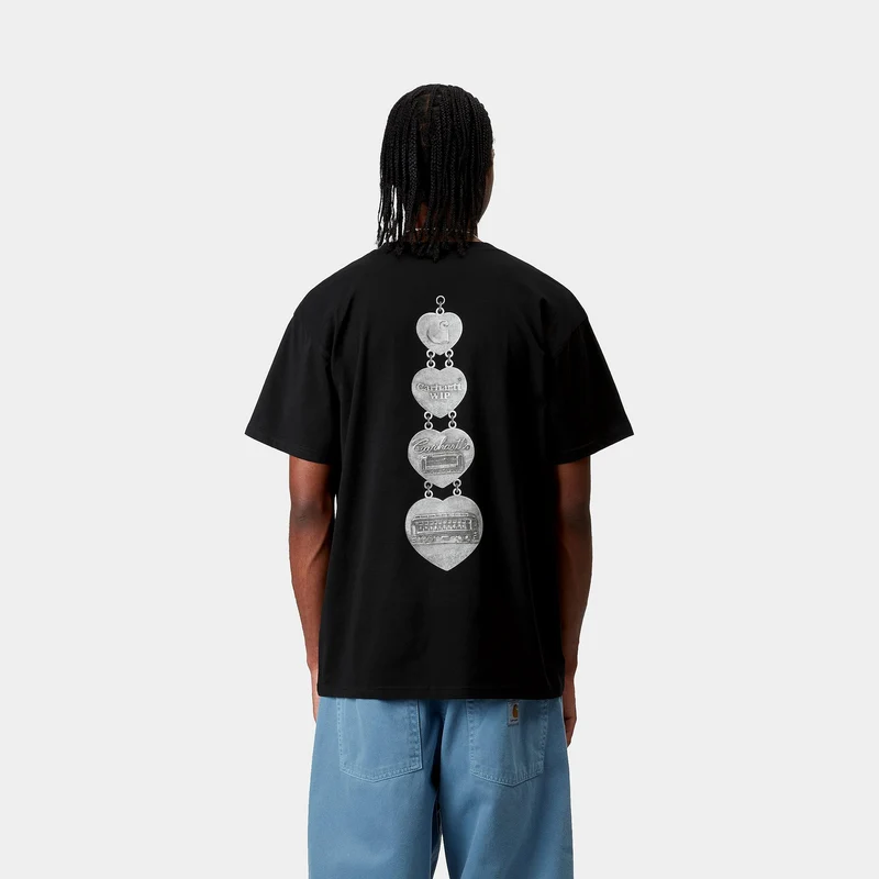 Carhartt WIP Herren Hartt Chain T-Shirt | Schwarz