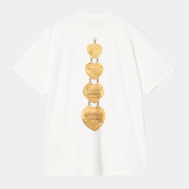 Carhartt WIP Herren Hartt Chain T-Shirt | Weiß