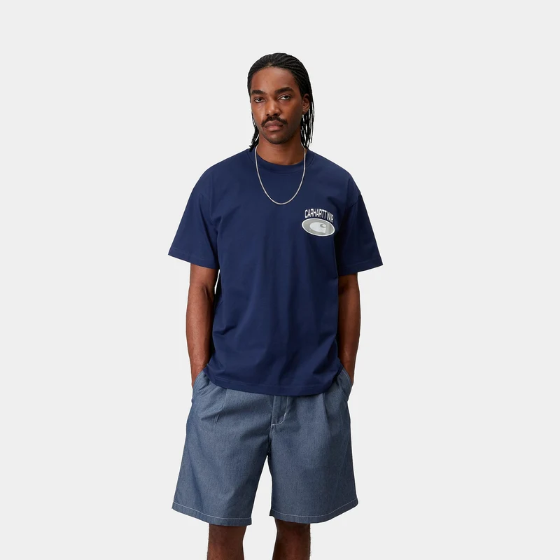 Carhartt WIP Herren Reifen T-Shirt | Tinte
