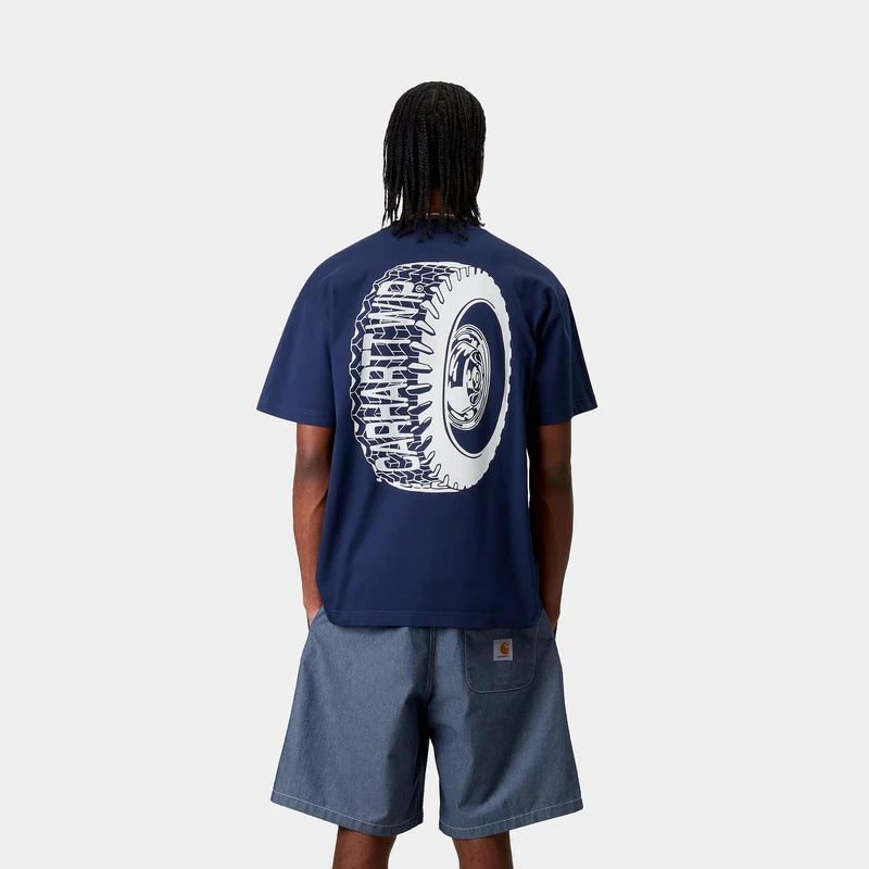 Carhartt WIP Herren Reifen T-Shirt | Tinte