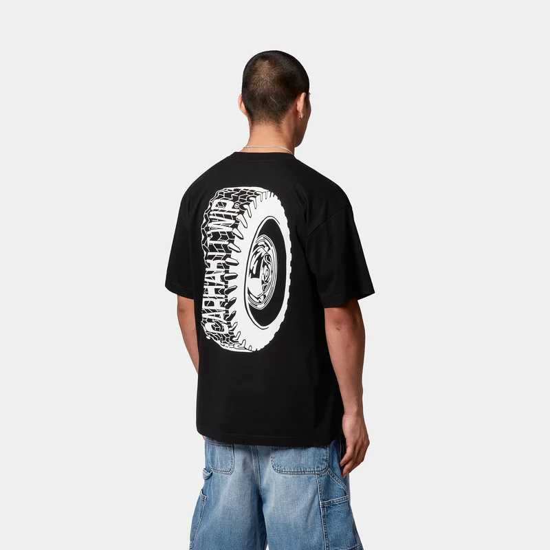 Carhartt WIP Herren Tire T-Shirt | Schwarz