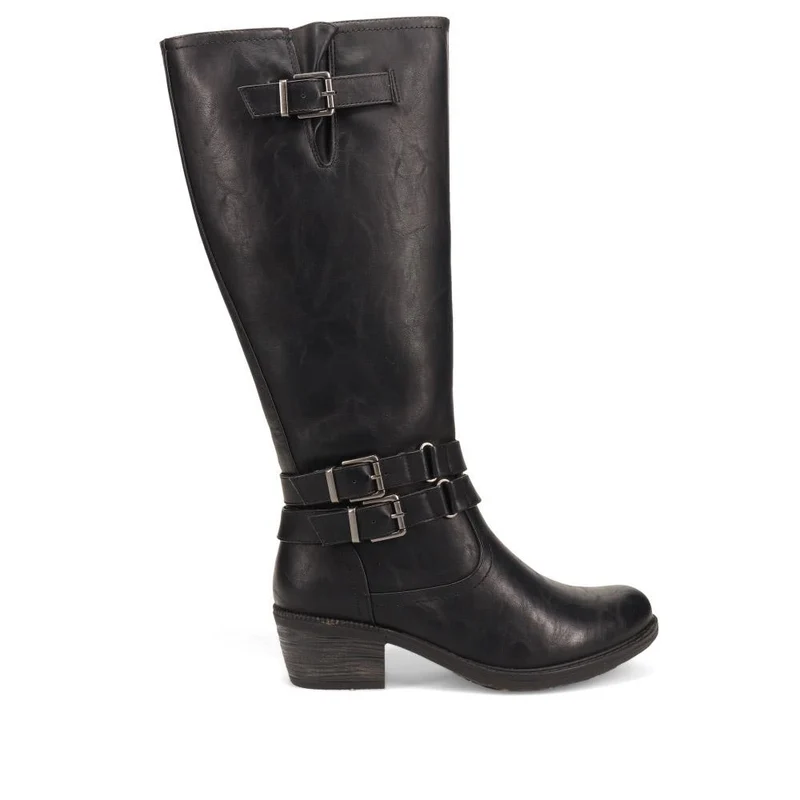 Triple-Buckled Long Boots - SENBO40003 / 326 166 - Black