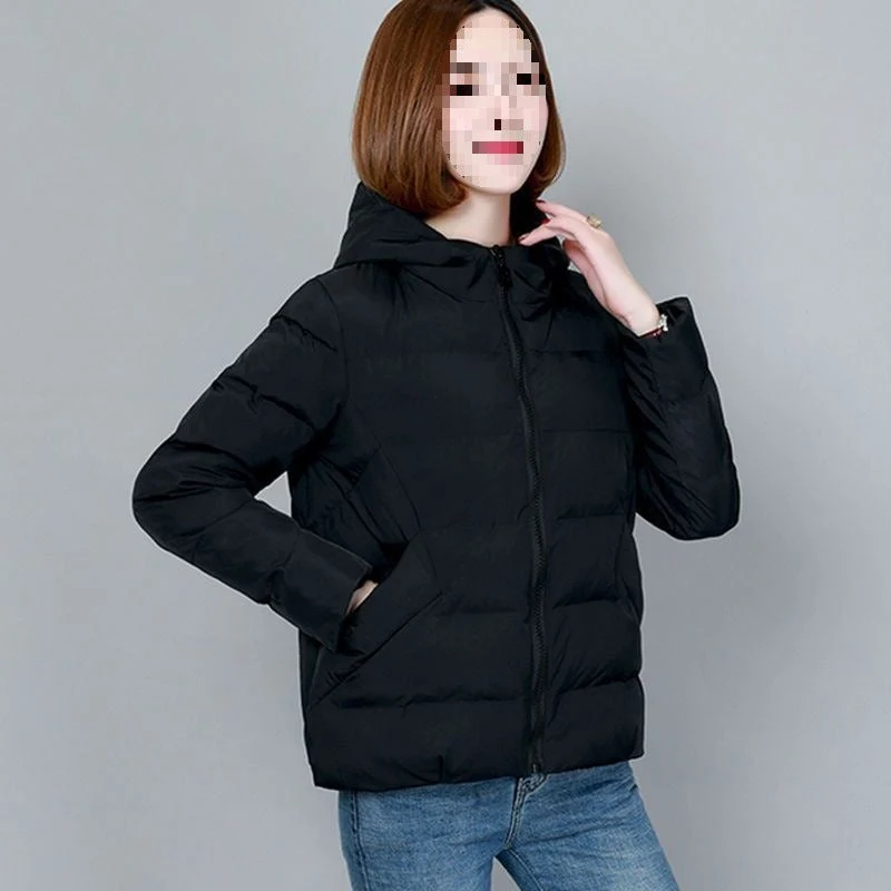 Carolin | Damen Winterjacke mit Kapuze und Reißverschluss