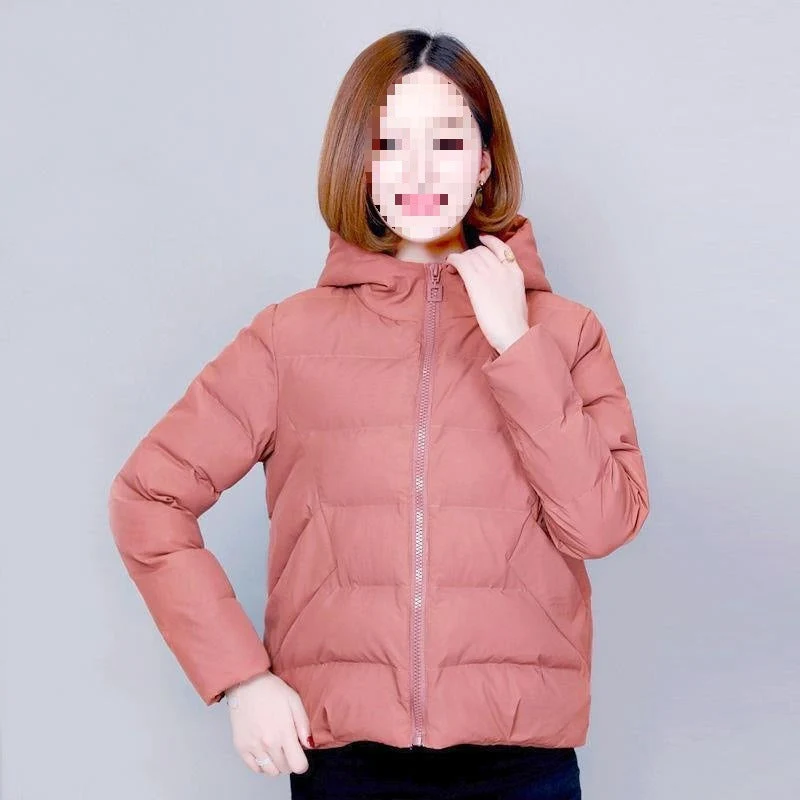 Carolin | Damen Winterjacke mit Kapuze und Reißverschluss