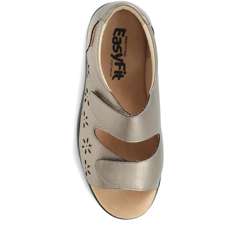 Extra-Wide Adjustable Shoes - ANITA / 321 459 - Pewter