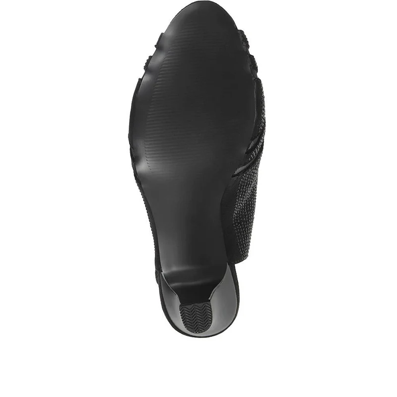 Sling-Back Evening Heels - WBINS35150 / 321 832 - Black