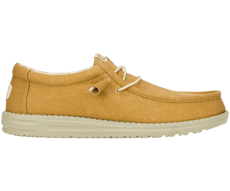 Hey Dude Wally Herren-Mokassin aus Stretch-Canvas | Cumin Brown