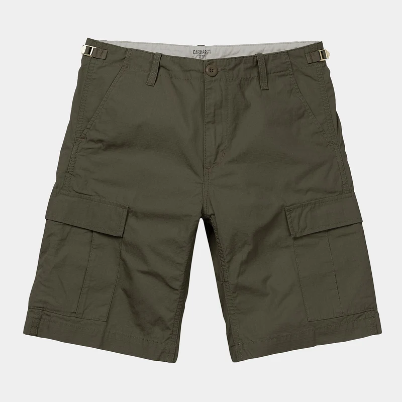 Carhartt WIP Herren Aviation Shorts | Cyprus Rinsed