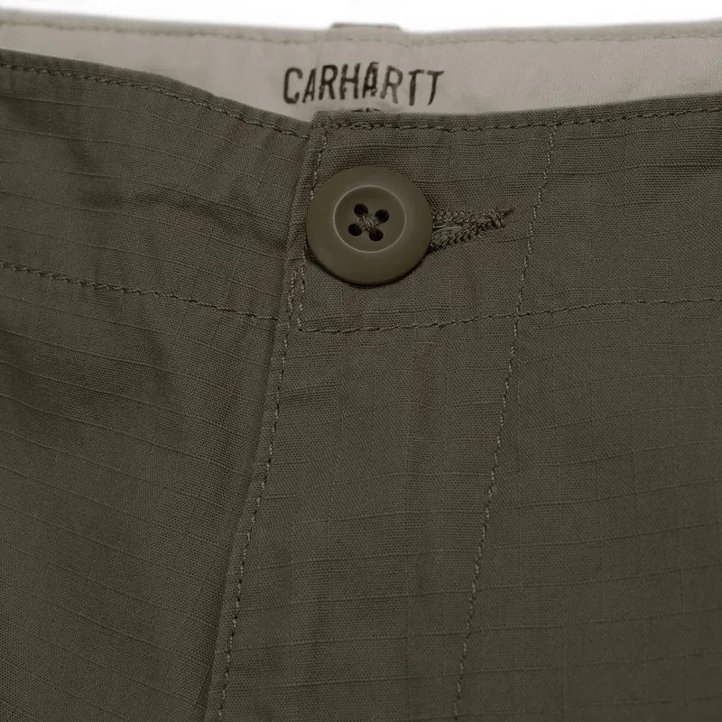 Carhartt WIP Herren Aviation Shorts | Cyprus Rinsed