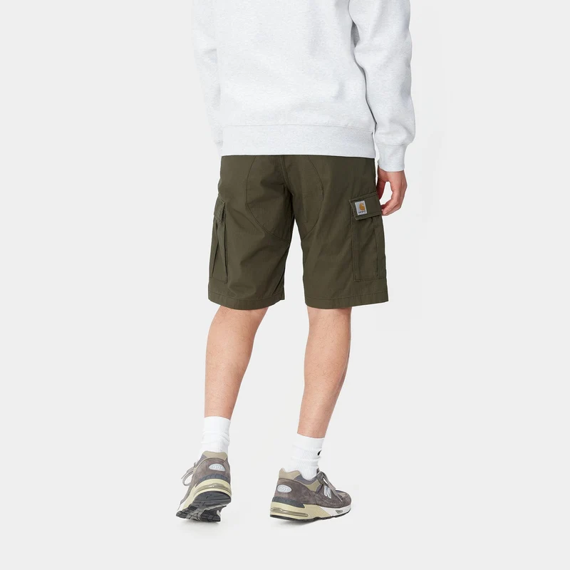 Carhartt WIP Herren Aviation Shorts | Cyprus Rinsed