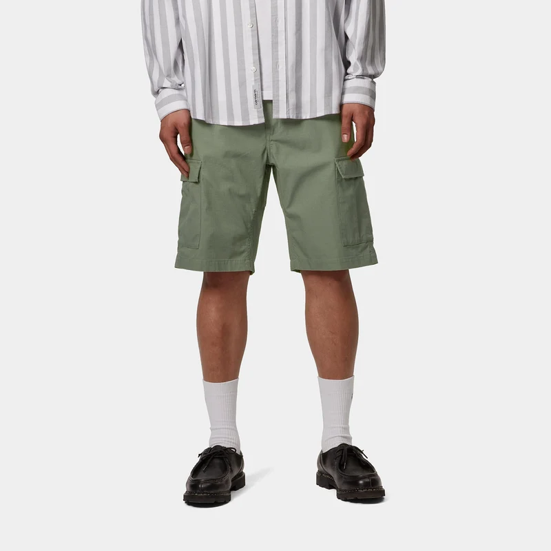 Carhartt WIP Herren Aviation Shorts | Park Rinsed