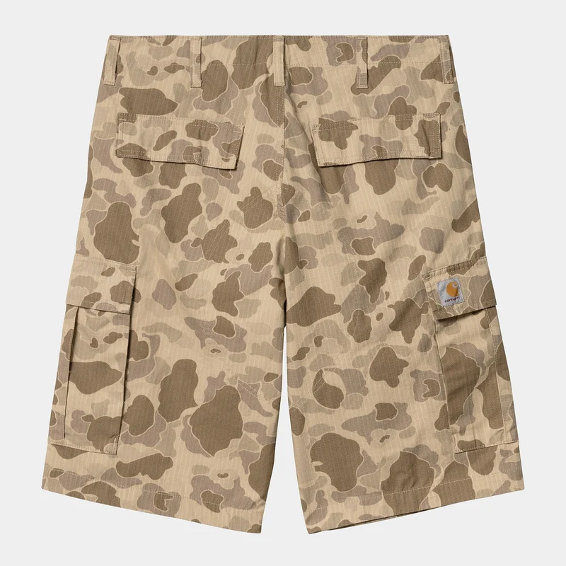 Carhartt WIP Herren Regular Cargo Shorts | Columbia Ripstop Camo Duck Desert