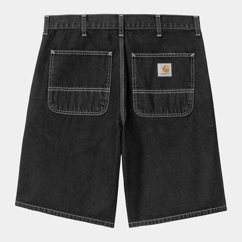 Carhartt WIP Herren Simple Norco Denim Short | Schwarz Stone Washed