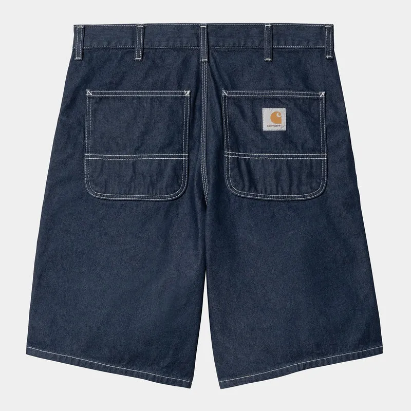 Carhartt WIP Herren Simple Norco Denim Short | Blau Eins Gewaschen