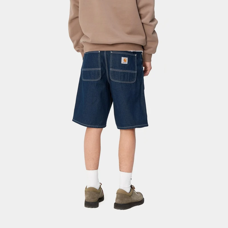 Carhartt WIP Herren Simple Norco Denim Short | Blau Eins Gewaschen