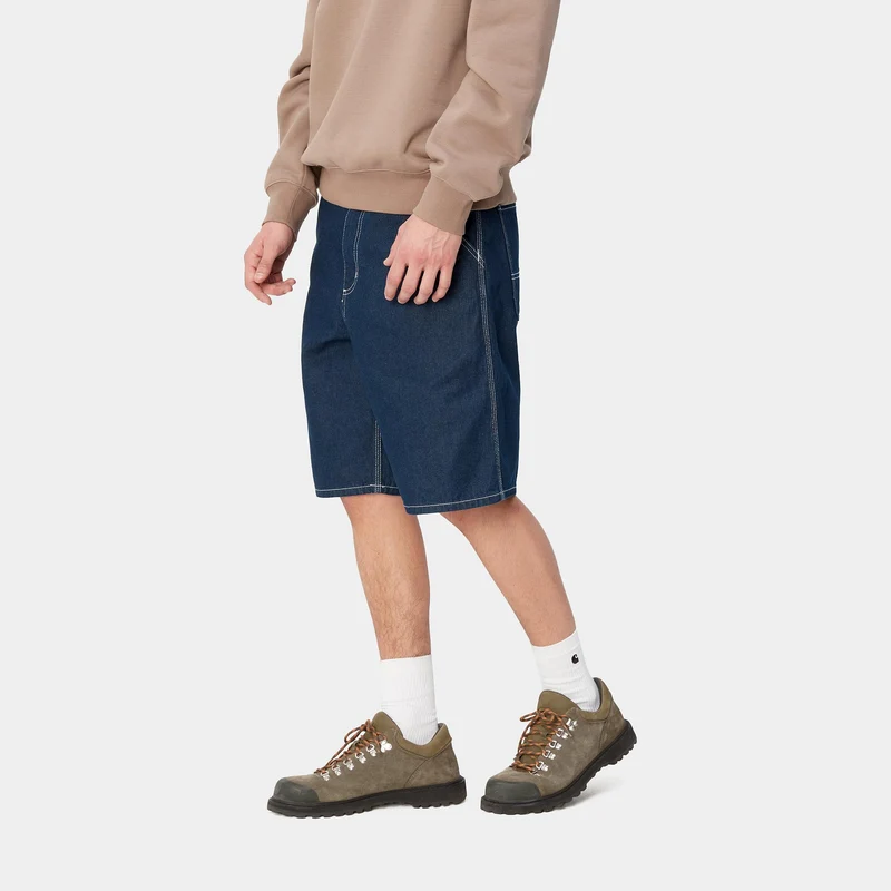 Carhartt WIP Herren Simple Norco Denim Short | Blau Eins Gewaschen