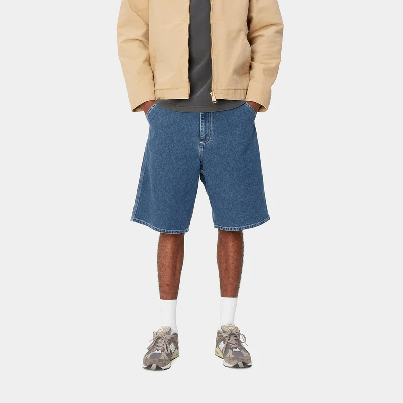 Carhartt WIP Herren Simple Norco Denim Short | Blau Stone Washed