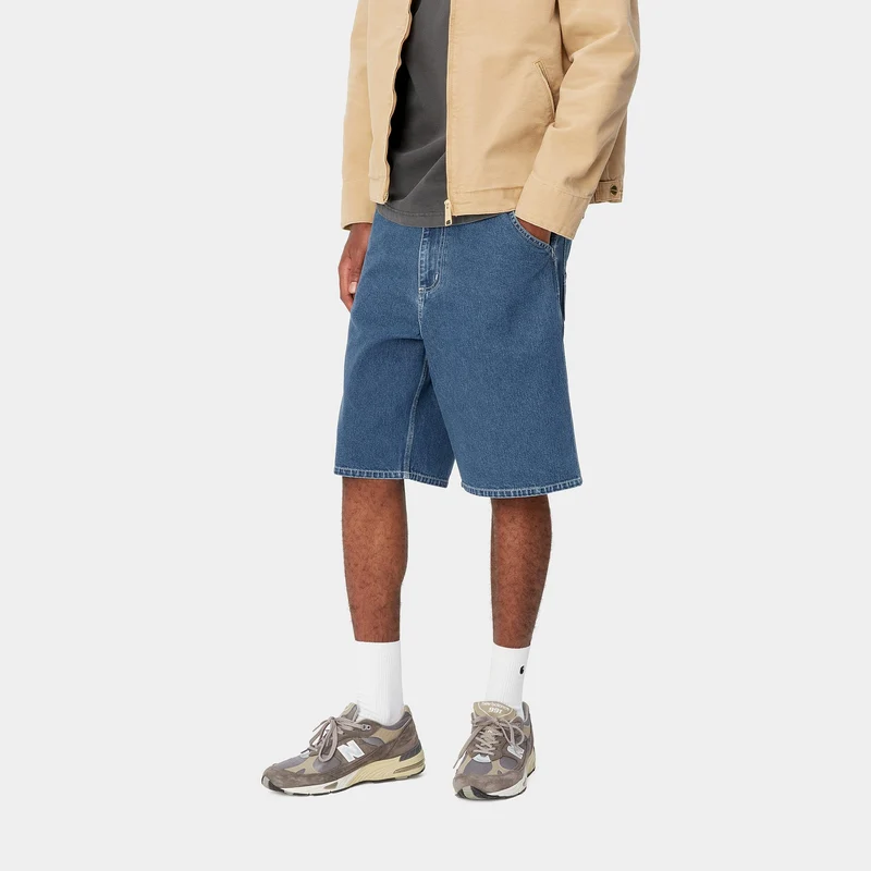 Carhartt WIP Herren Simple Norco Denim Short | Blau Stone Washed