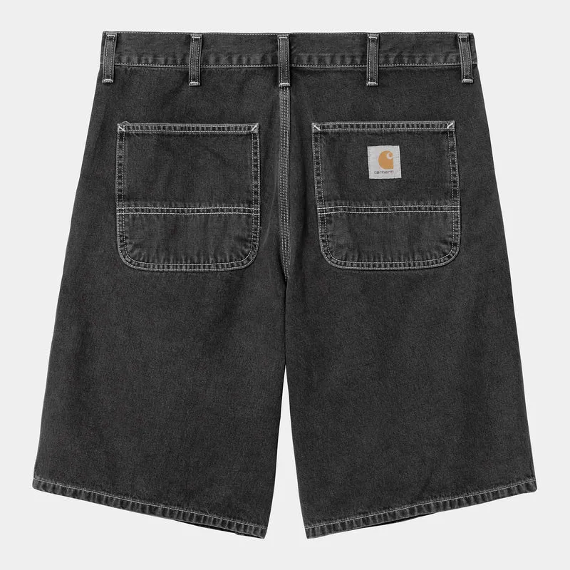 Carhartt WIP Herren Simple Norco Denim Short | Schwarz Heavy Stone Washed