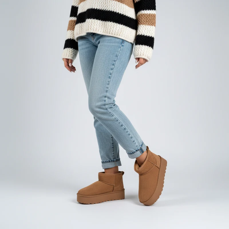 Paulina Damen gefütterte Winterstiefel